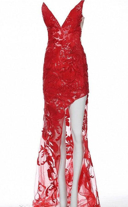 Jovani 4084 Prom Long Formal High Slit Sexy Dress