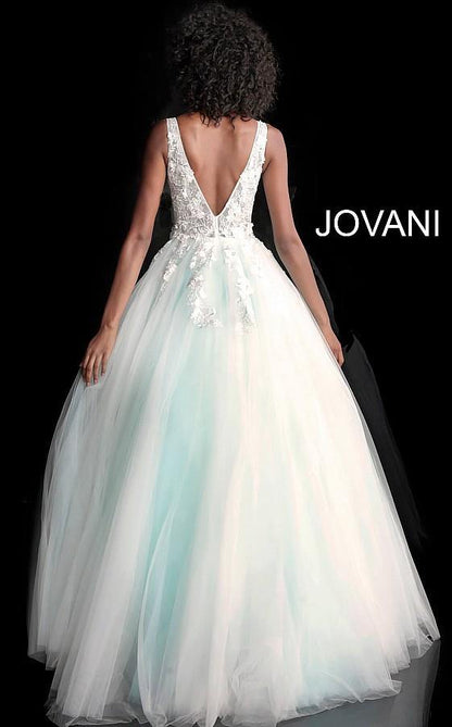 Prom Long Sleeveless Ball Gown by Jovani 55634
