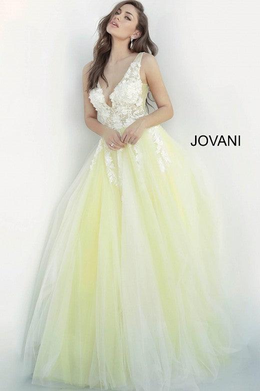 Prom Long Sleeveless Ball Gown by Jovani 55634