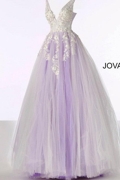 Prom Long Sleeveless Ball Gown by Jovani 55634