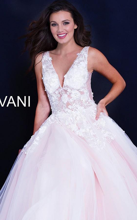 Prom Long Sleeveless Ball Gown by Jovani 55634