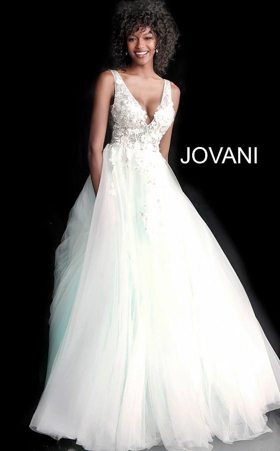Prom Long Sleeveless Ball Gown by Jovani 55634
