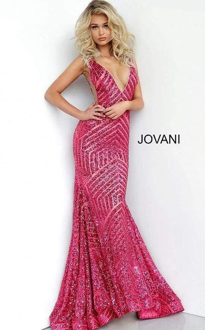 Jovani 59762 Sleeveless Long Fitted Formal Gown