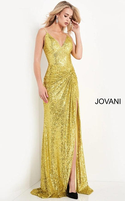 Jovani 06271 Spaghetti Strap Long Sexy Prom Dress