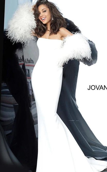 Jovani 1226 Strapless Long Mermaid Prom Gown