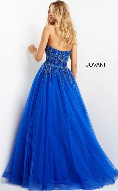 Jovani 07946 Strapless Long Prom Gown