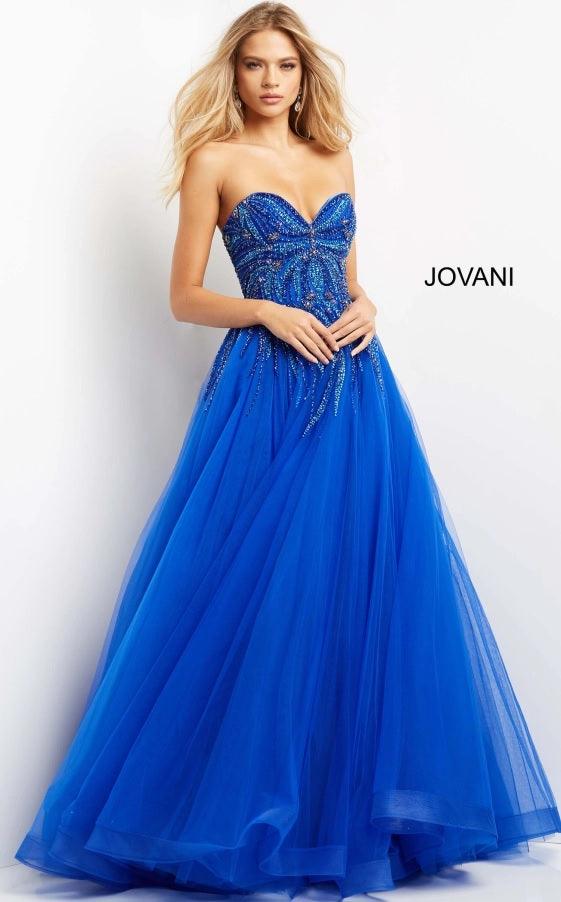 Jovani 07946 Strapless Long Prom Gown