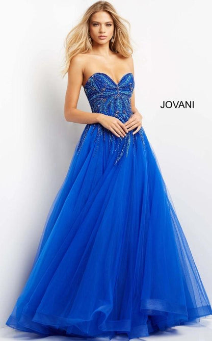 Jovani 07946 Strapless Long Prom Gown