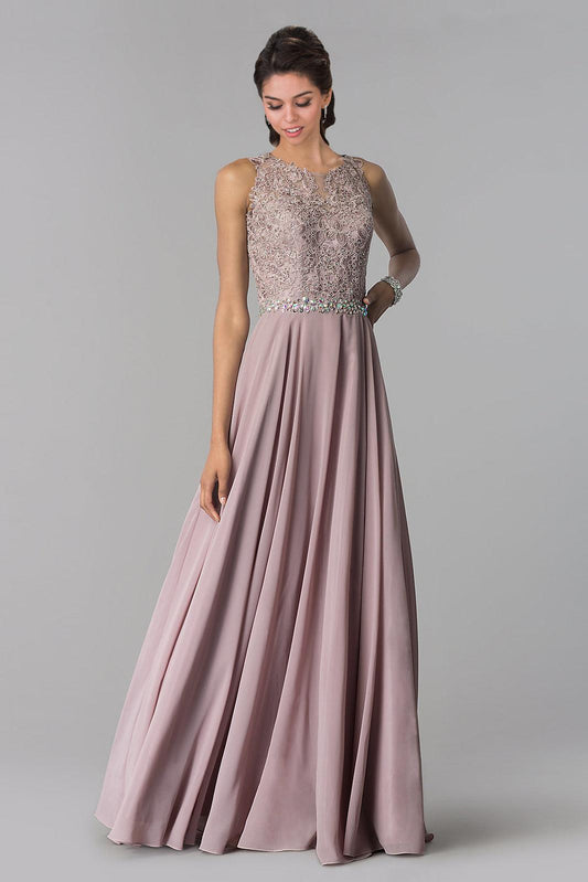 Long Bridesmaid Prom Dress Formal