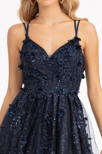 Long Formal A Line Prom Dress