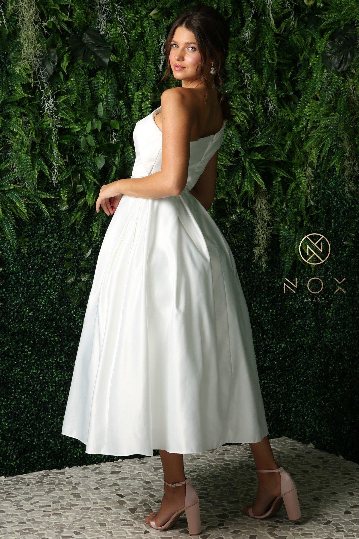 Long One Shoulder Formal Dress JE931
