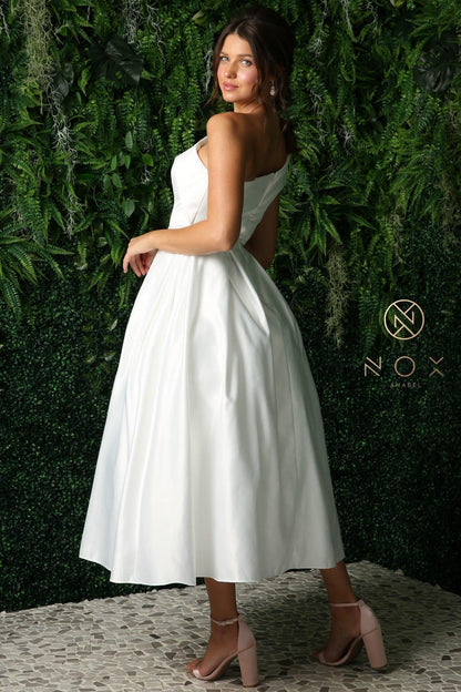 Long One Shoulder Formal Dress JE931