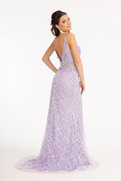 Long Spaghetti Strap Formal Prom Dress