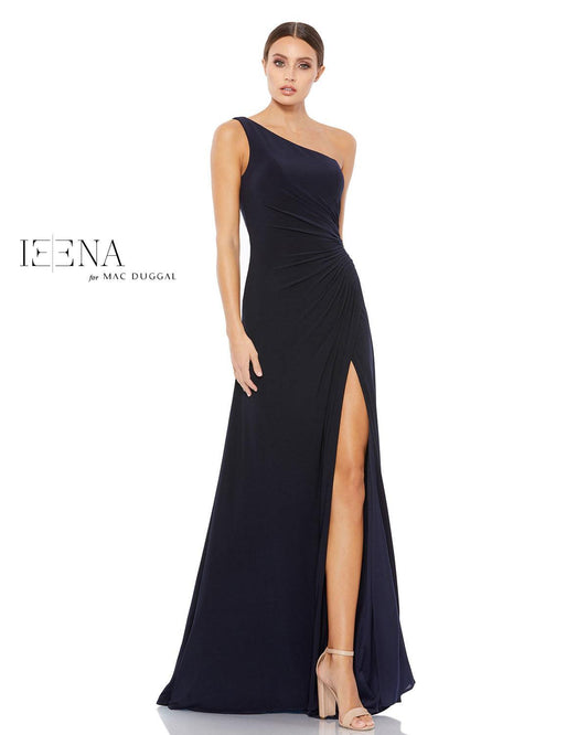 Formal One Shoulder Long Dress One Shoulder Detail Mac Duggal 26163