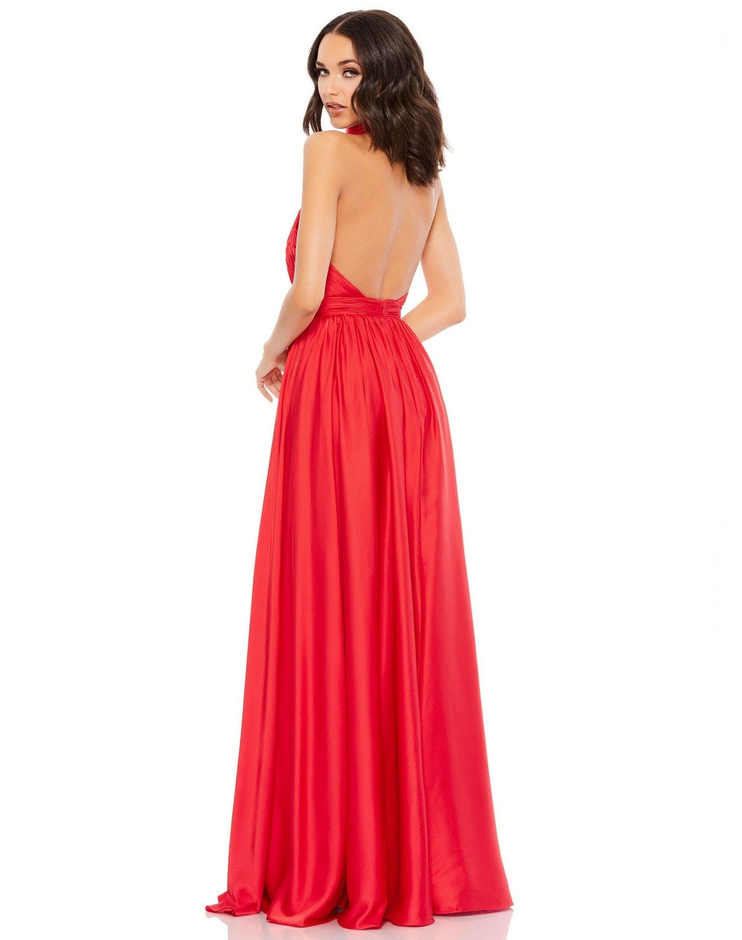 Long Formal Chiffon Prom Dress Chiffon Fabric Mac Duggal 49333