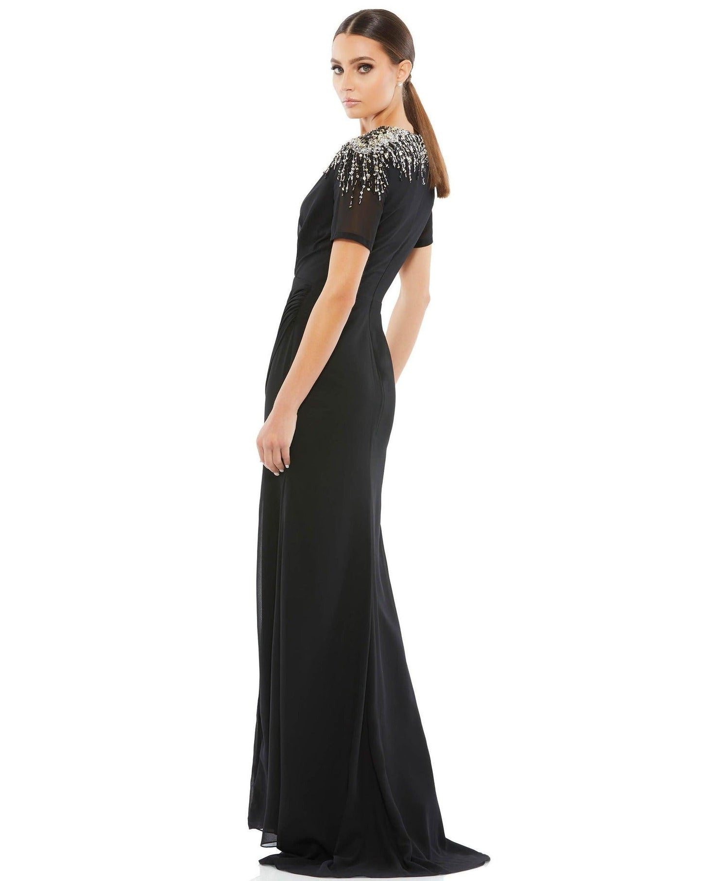 Long Formal Evening Dress Formal Silhouette Mac Duggal 55704