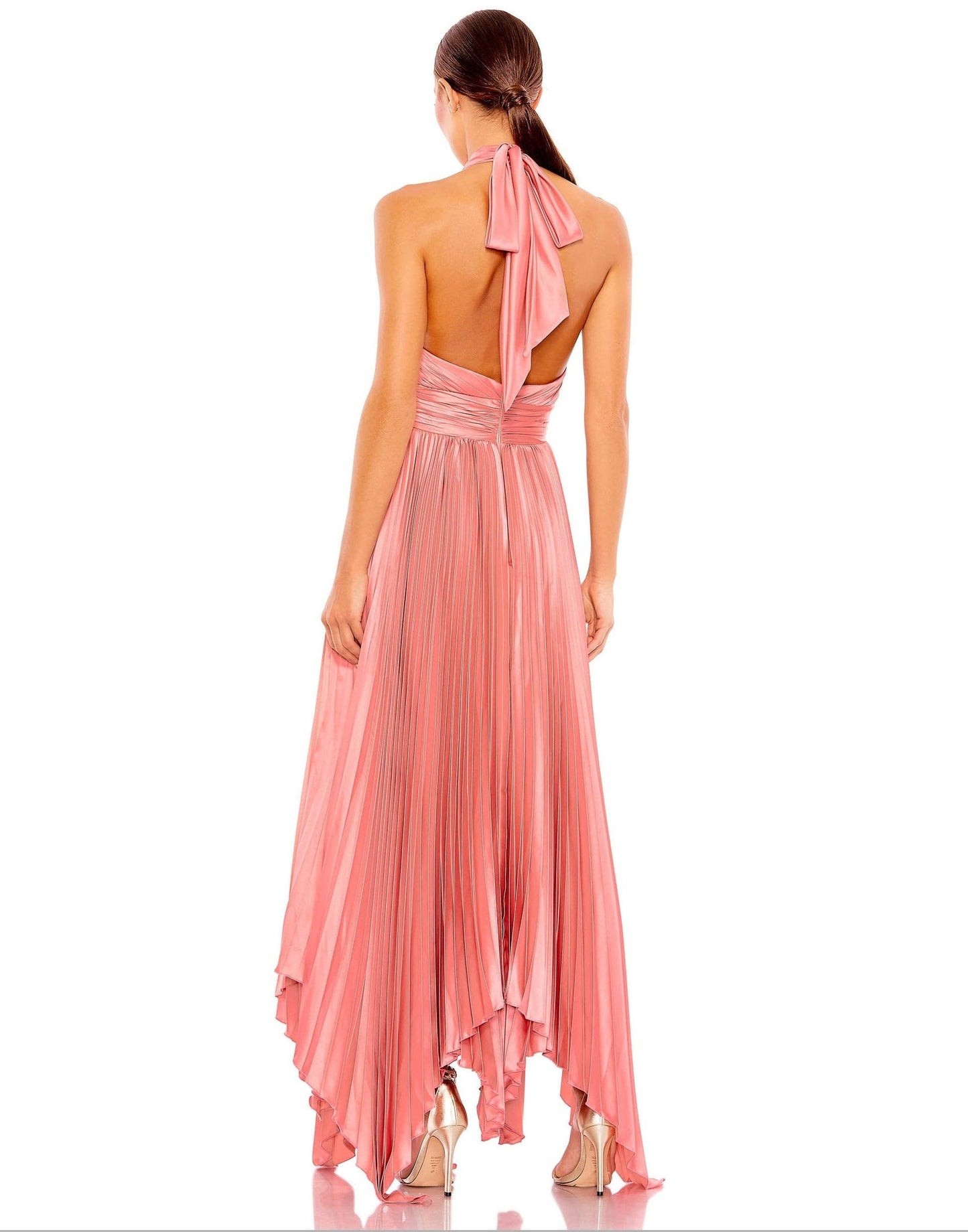 Long Halter Formal Dress Halter Neckline Mac Duggal 11302