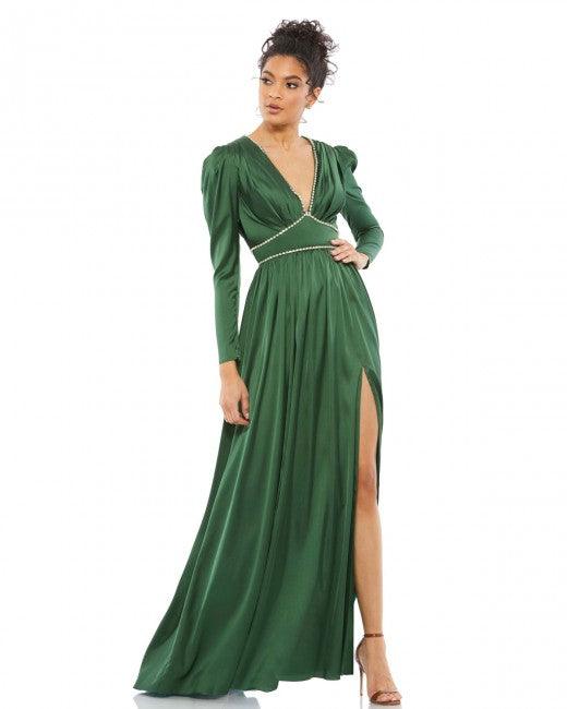 Long Sleeve Formal Evening Gown Long Sleeves Mac Duggal 55702