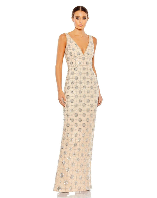Long Sleeveless Formal Prom Dress by Mac Duggal 93744
