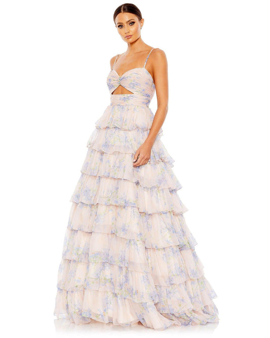 Long Spaghetti Strap Prom Gown Spaghetti Straps Mac Duggal 67966