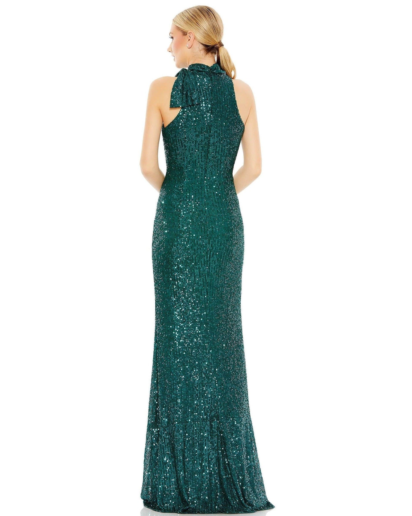 Prom Long Halter Formal Dress Halter Neckline Mac Duggal 11280
