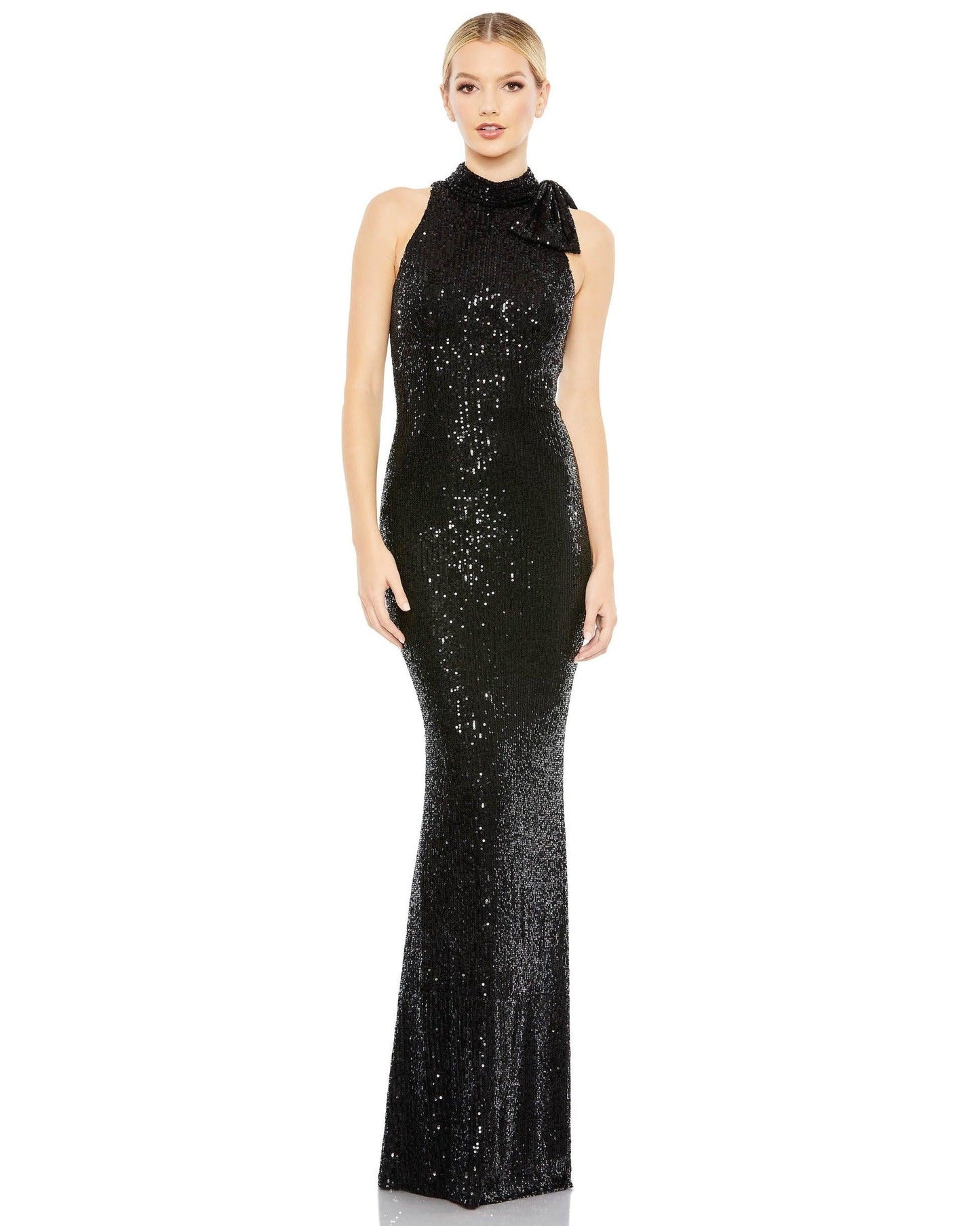 Prom Long Halter Formal Dress Halter Neckline Mac Duggal 11280