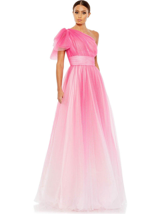 Prom Long One Shoulder Ball Gown One Shoulder Detail Mac Duggal 20377