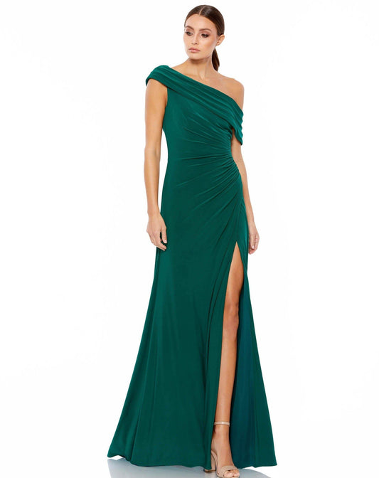 Prom Long One Shoulder Formal Gown By Mac Duggal 26517