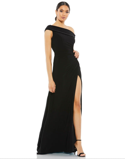 Prom Long One Shoulder Formal Gown By Mac Duggal 26517