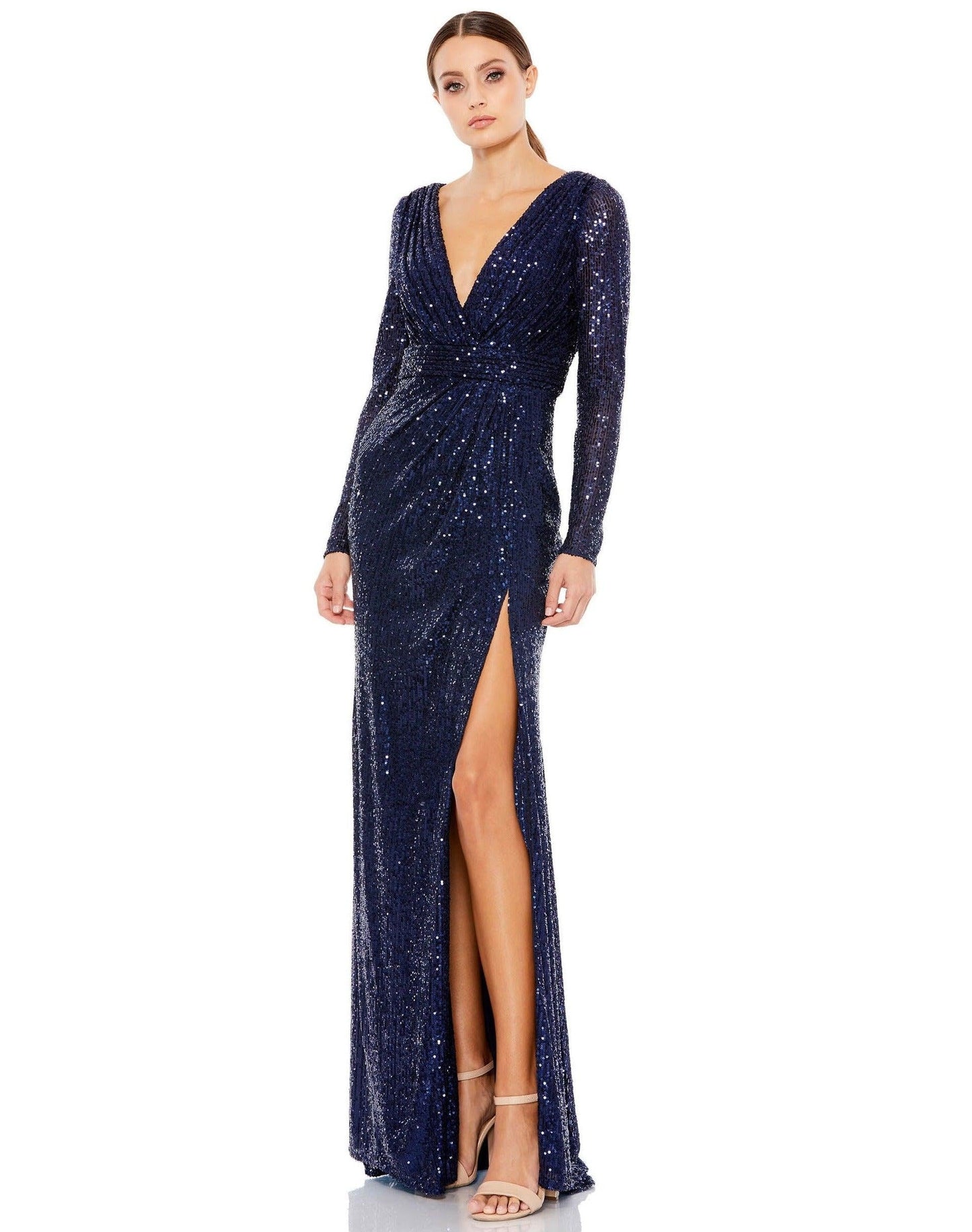 Prom Long Sleeve Formal Dress Long Sleeves Mac Duggal 26490