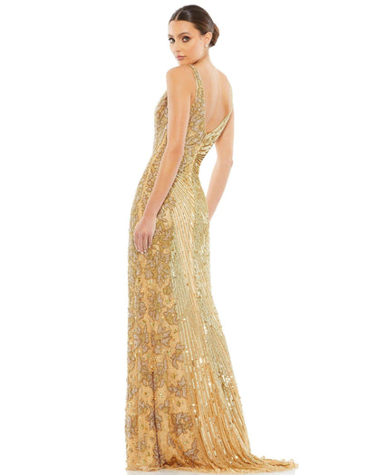 Prom Long Sleeveless Formal Dress Sleeveless Detail Mac Duggal 5473