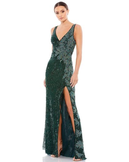 Prom Long Sleeveless Formal Dress Sleeveless Detail Mac Duggal 5473