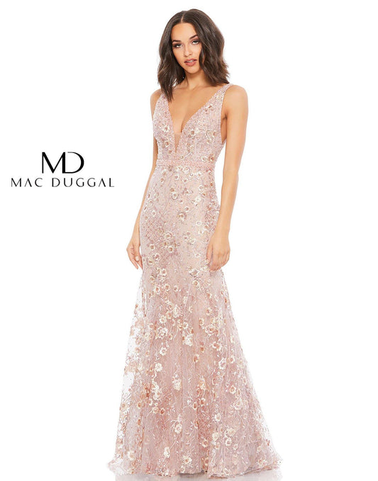 Prom Long Sleeveless Formal Dress Sleeveless Detail Mac Duggal 67481