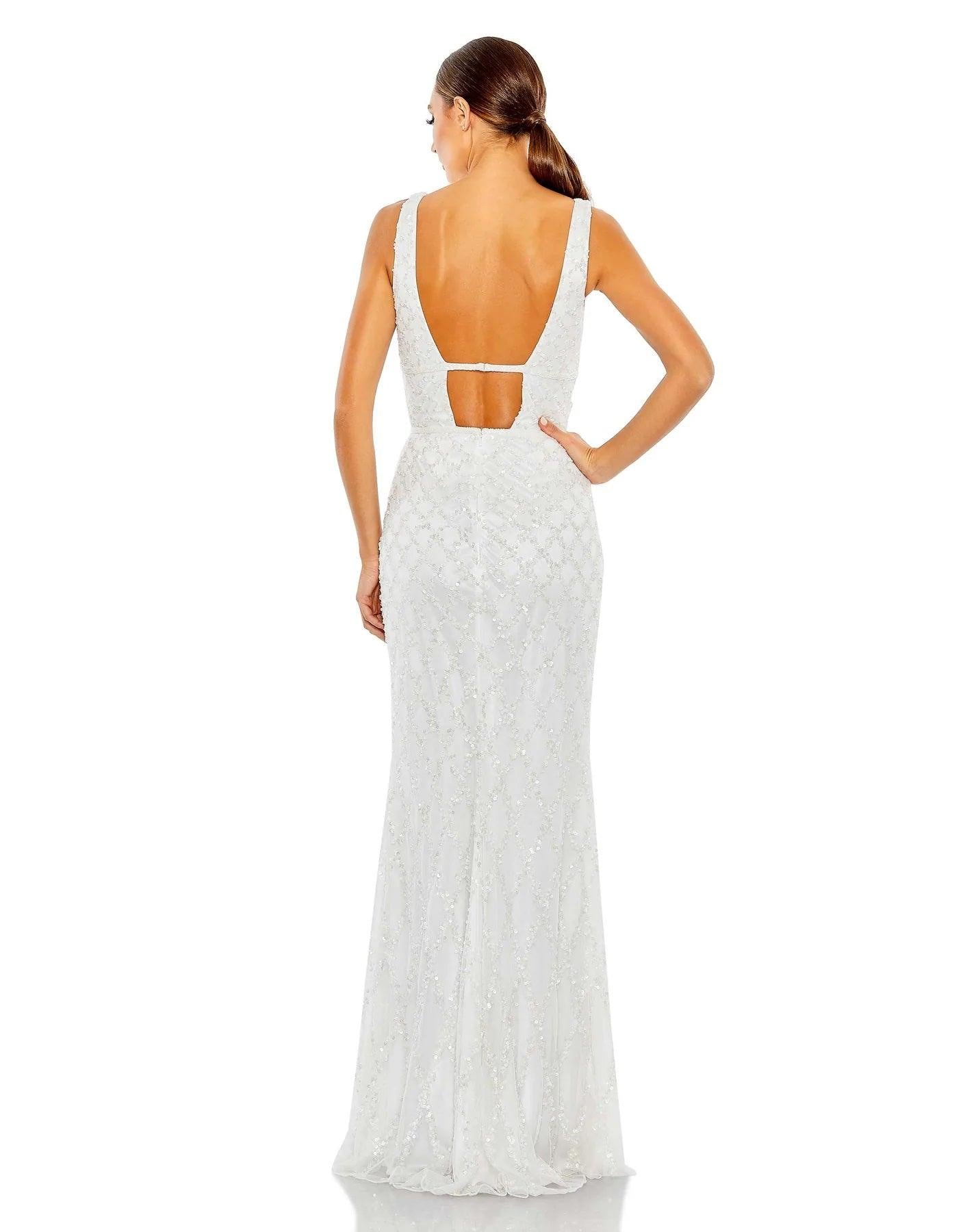 Sleeveless Formal Dress Sleeveless Detail Mac Duggal 5669