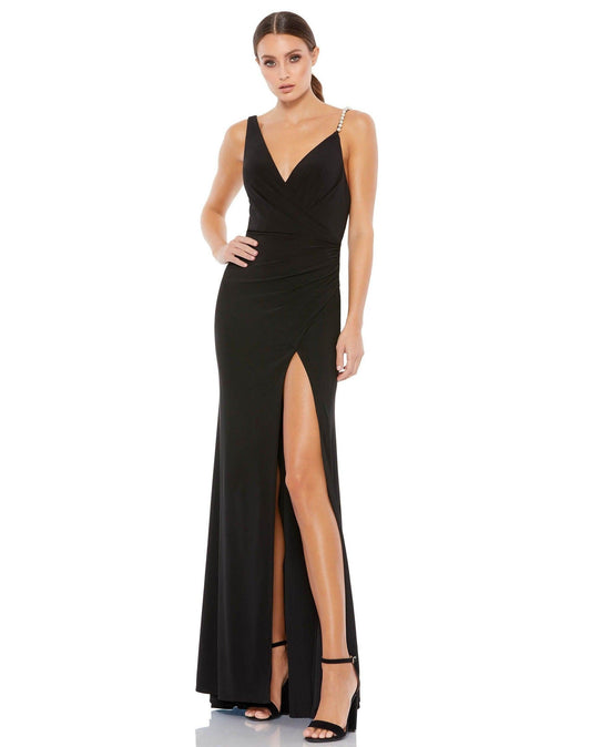 Spaghetti Strap Long Formal Dress Spaghetti Straps Mac Duggal 26532