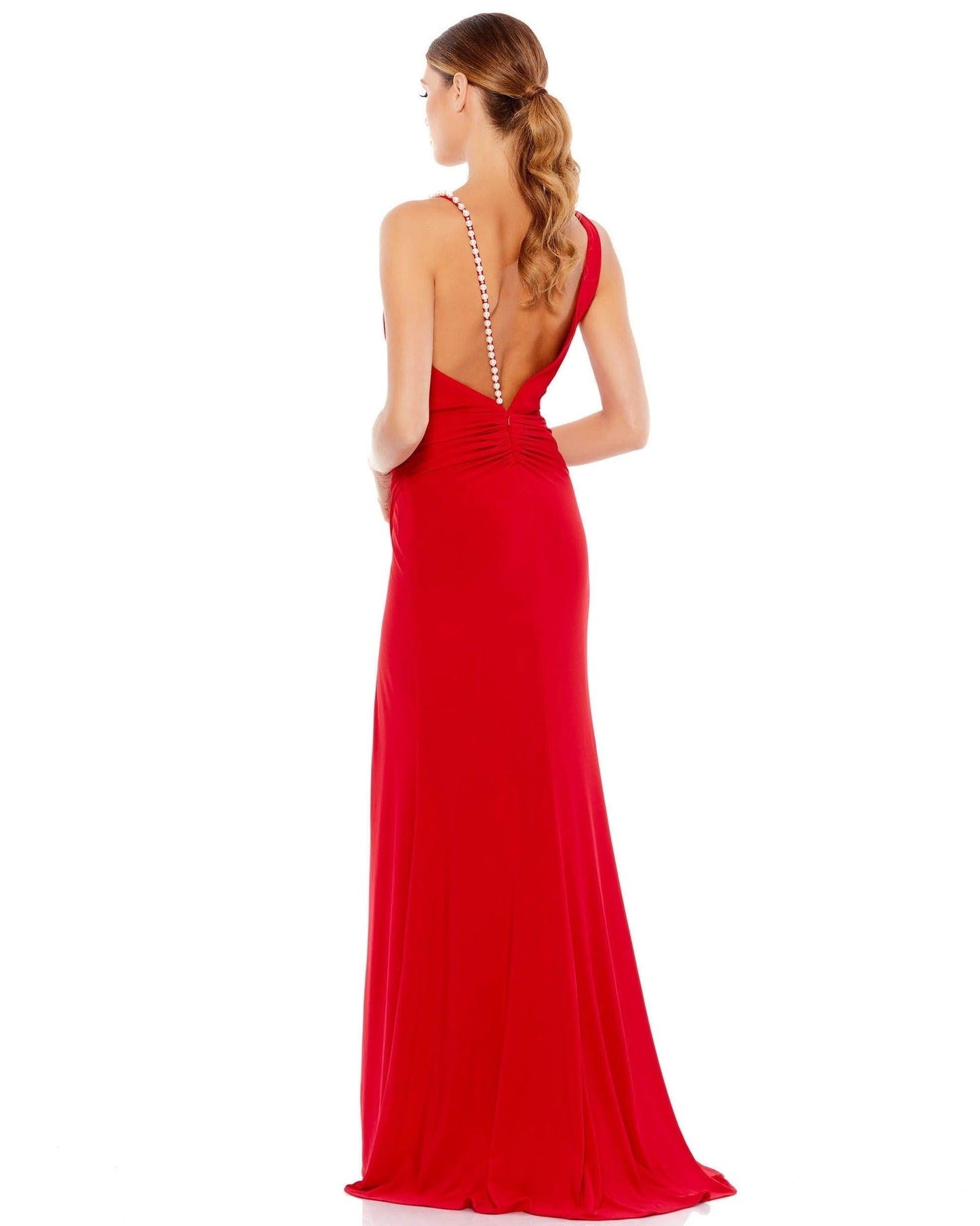 Spaghetti Strap Long Formal Dress Spaghetti Straps Mac Duggal 26532