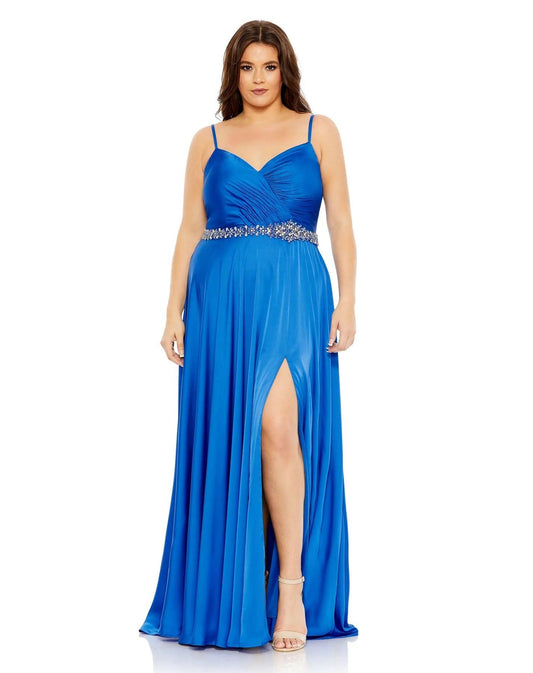 Spaghetti Strap Long Formal Dress Spaghetti Straps Mac Duggal 49575