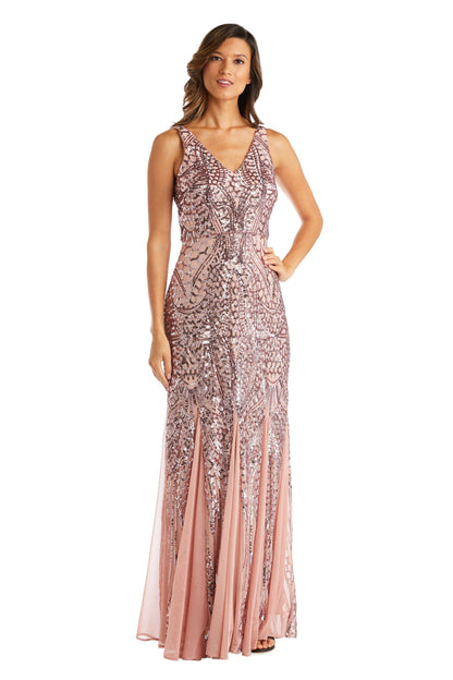 Nightway Long Formal Sequins Dress 21685