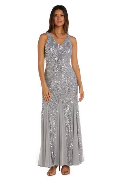Nightway Long Formal Sequins Dress 21685