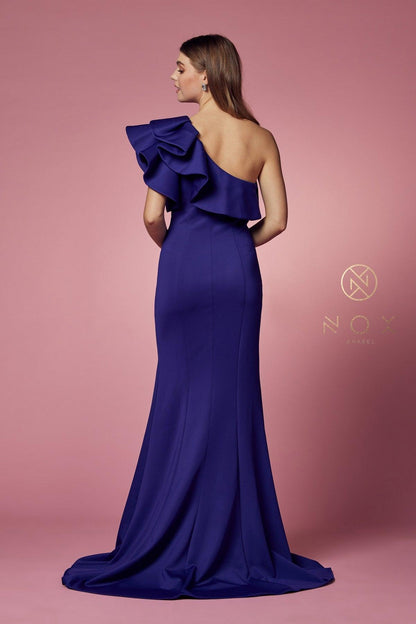 One Shoulder Sexy Long Prom Dress