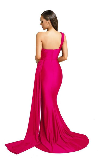 Portia And Scarlett 6321 Long Single Shoulder Prom Dress