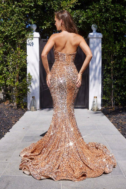 Portia And Scarlett 21208 Strapless Long Prom Dress