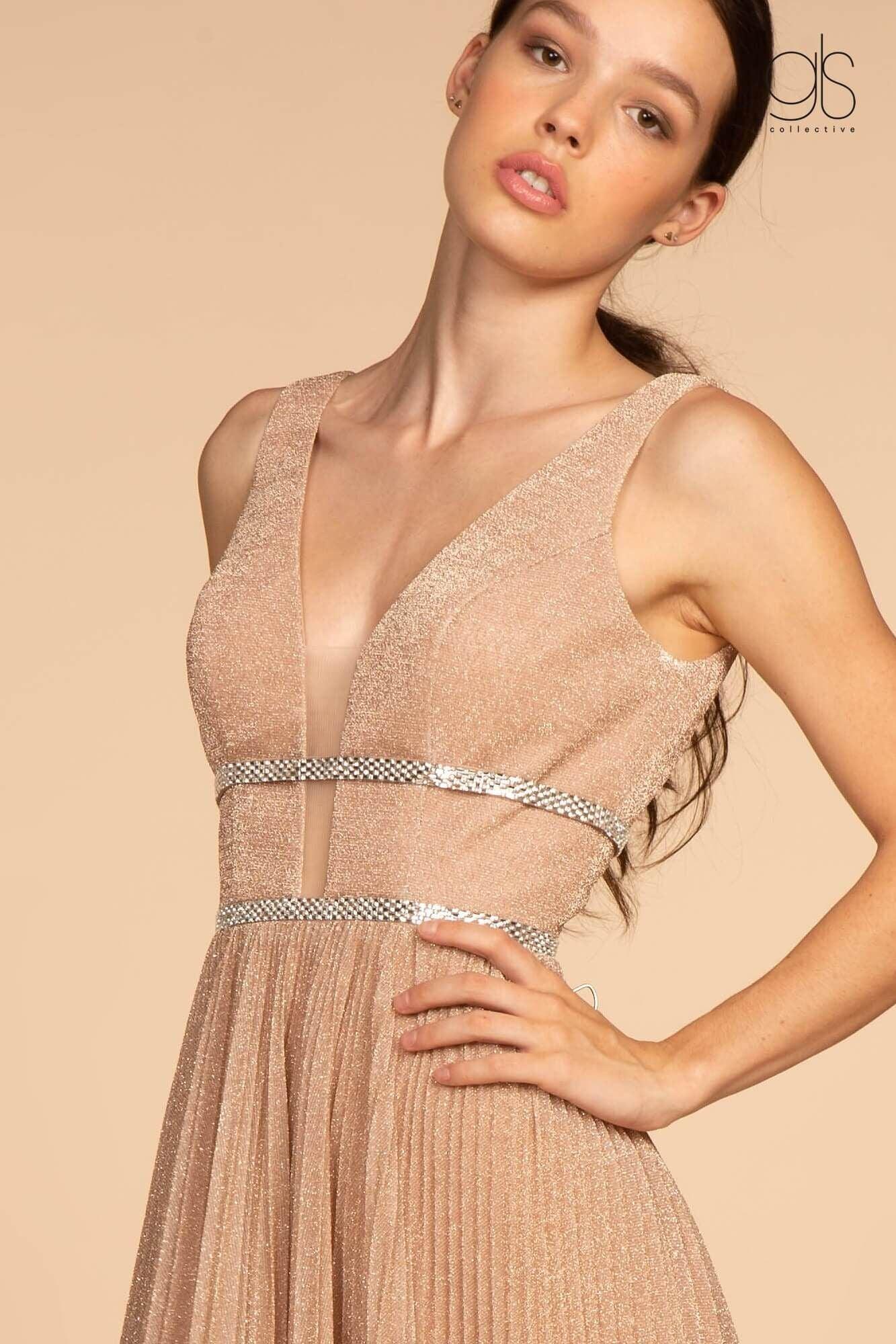 Prom Long Deep V Neck Evening Formal Dress