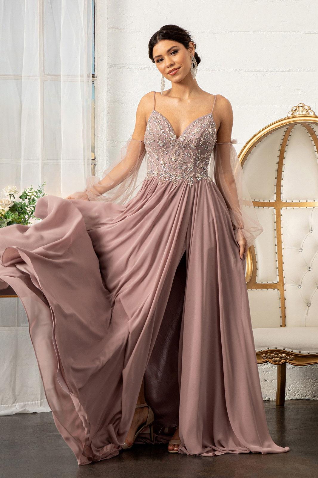 Prom Long Formal Chiffon Evening Dress