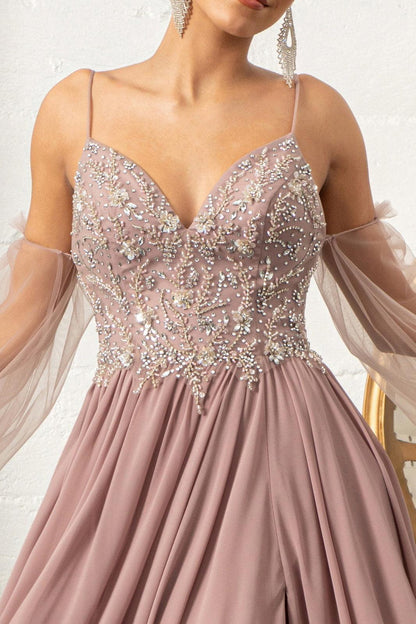 Prom Long Formal Chiffon Evening Dress