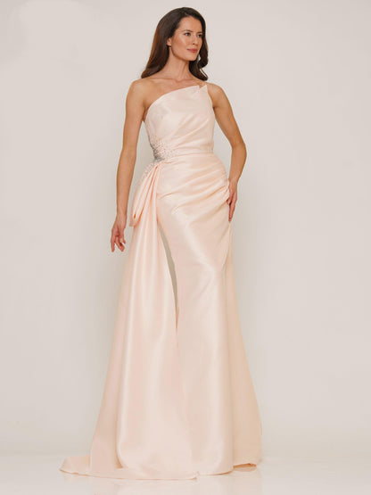 Rina di Montella Long Strapless Formal Dress 2750
