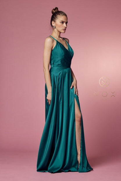 Sleeveless Long Prom Dress
