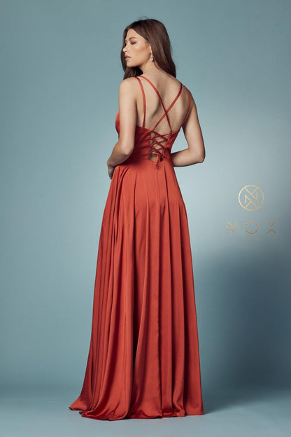 Sleeveless Long Prom Dress