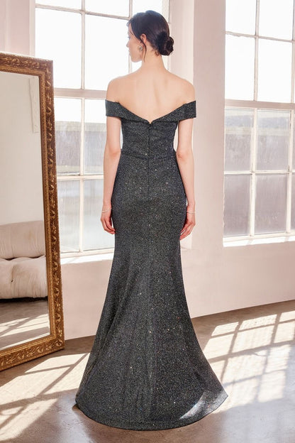 Amoris T602 Long Mermaid Formal Glitter Prom Dress