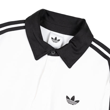 Three Stripes Rugby Long Sleeve Polo Shirt